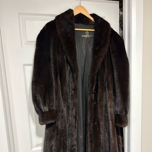 Authentic Burkholder Real Mink Fur Coat